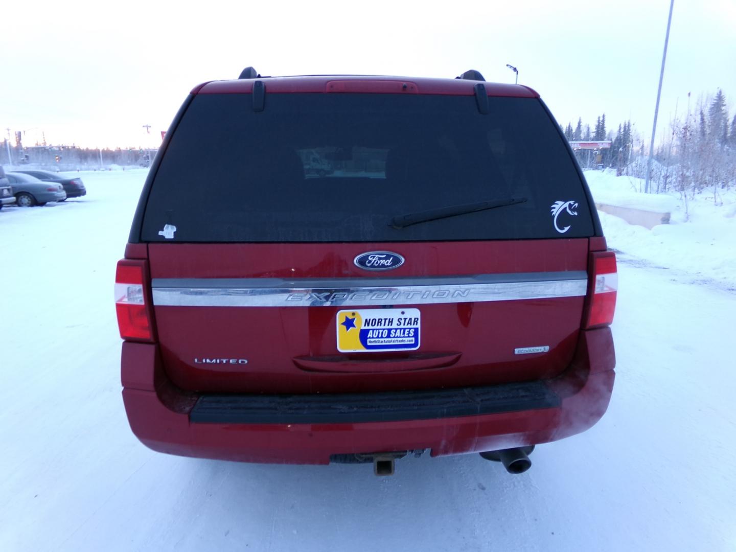 2016 Red Ford Expedition Limited 4WD (1FMJU2AT4GE) with an 3.5L V6 DOHC 24V FFV engine, 6-Speed Automatic transmission, located at 2630 Philips Field Rd., Fairbanks, AK, 99709, (907) 458-0593, 64.848068, -147.780609 - Photo#4